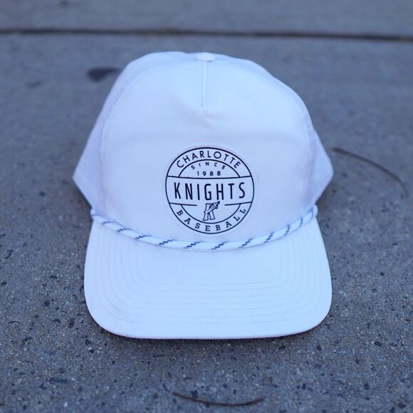'47 Charlotte Knights Loop Hitch Snapback brrr° Cooling White MiLB Baseball - Picture 1 of 9